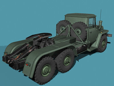 truck transport crane 3d max - The Warhorse by Alex Kontz